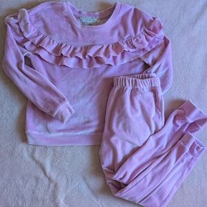 Pink Ruffled Kids Pajamas